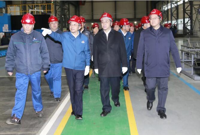 雷凡培、楊金成到渤船集團(tuán)調(diào)研